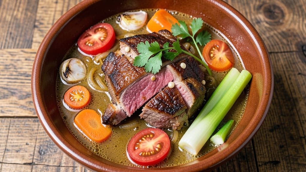 Best Beef Soup Recipe Ever: Velvet Broth With Caramelized Onions and Bone-In Richness