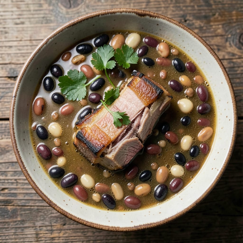 12 Bean Soup Recipe with Ham Bone: Slow-Simmered Umami Depth From Bone Broth Base