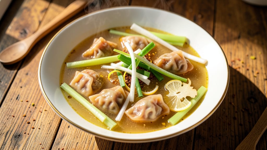 Best Wor Wonton Soup Recipe with Frozen Wontons: One-Pot Velvety Broth With Crispy Celery Crowns