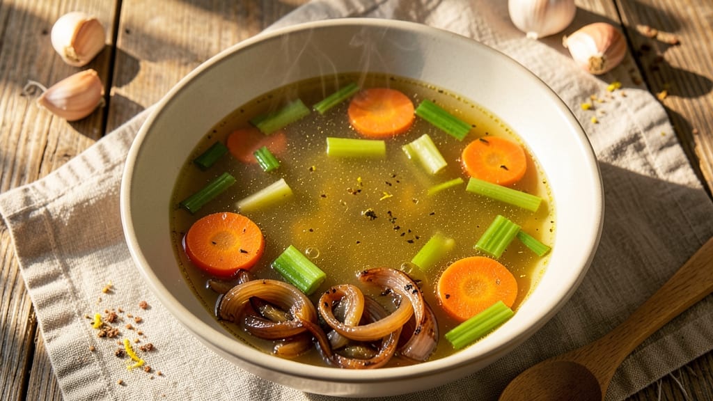 Basic Broth Soup Recipe: Savory Simmered Depth in One Pot