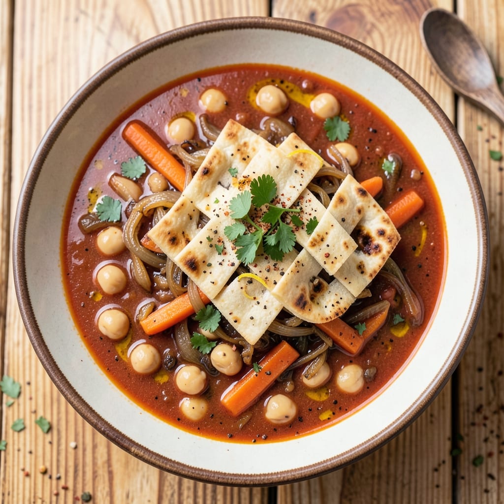 Algerian Harira Soup Recipe: Spiced Lamb and Chickpea Comfort in One Pot