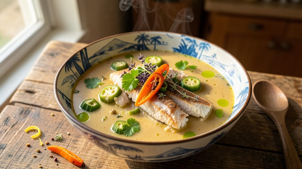 Belizean Fish Soup Recipe: Citrusy Coconut Broth With Flaky Snapper