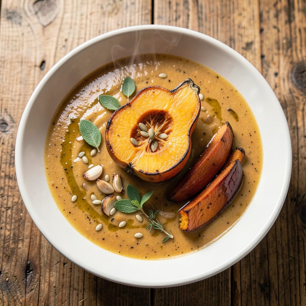 Acorn Squash and Sweet Potato Soup Recipe: Velvety Roasted Depth Without Blending