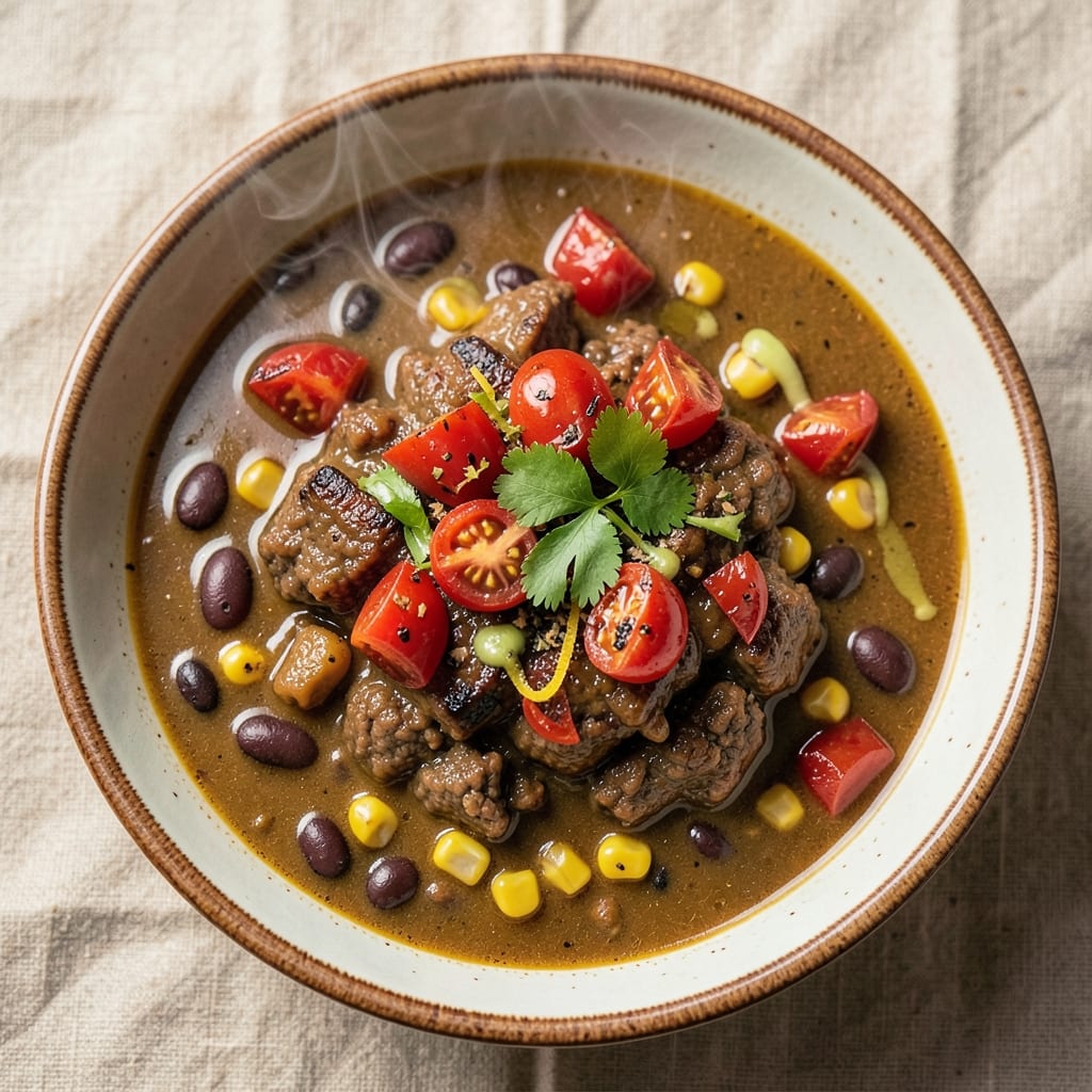 5 Star Taco Soup Recipe: Spicy Tortilla-Crusted Topping Magic