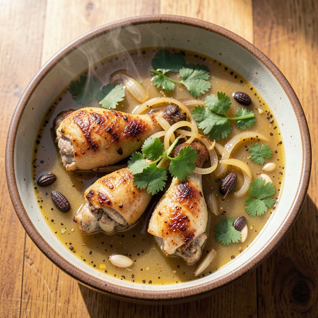 Afghani Chicken Soup Recipe: Warm Spice and Cardamom Harmony in One Pot
