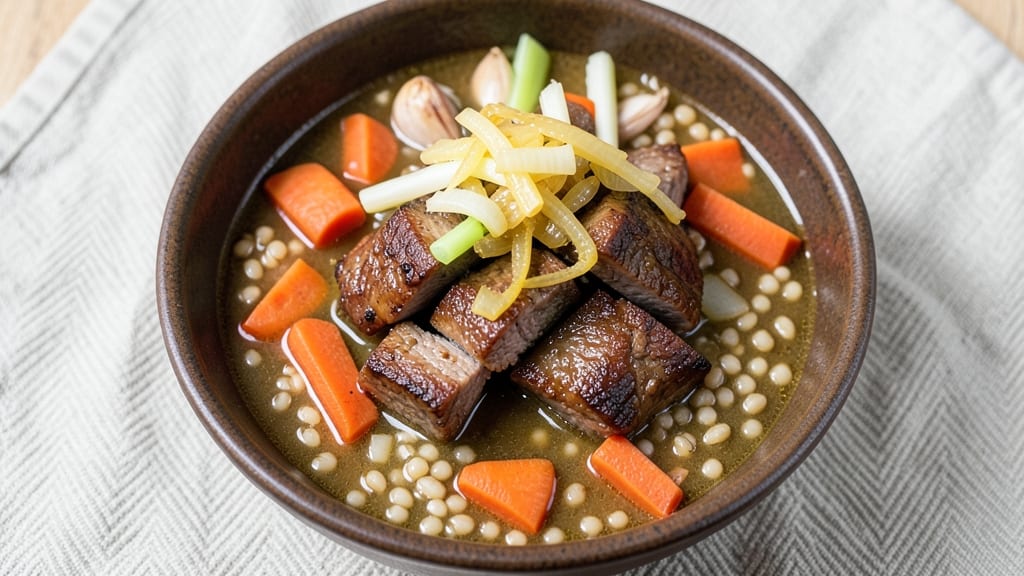 Beef Barley Soup Recipe From Scratch: Hearty Simmered Richness With Al Dente Barley