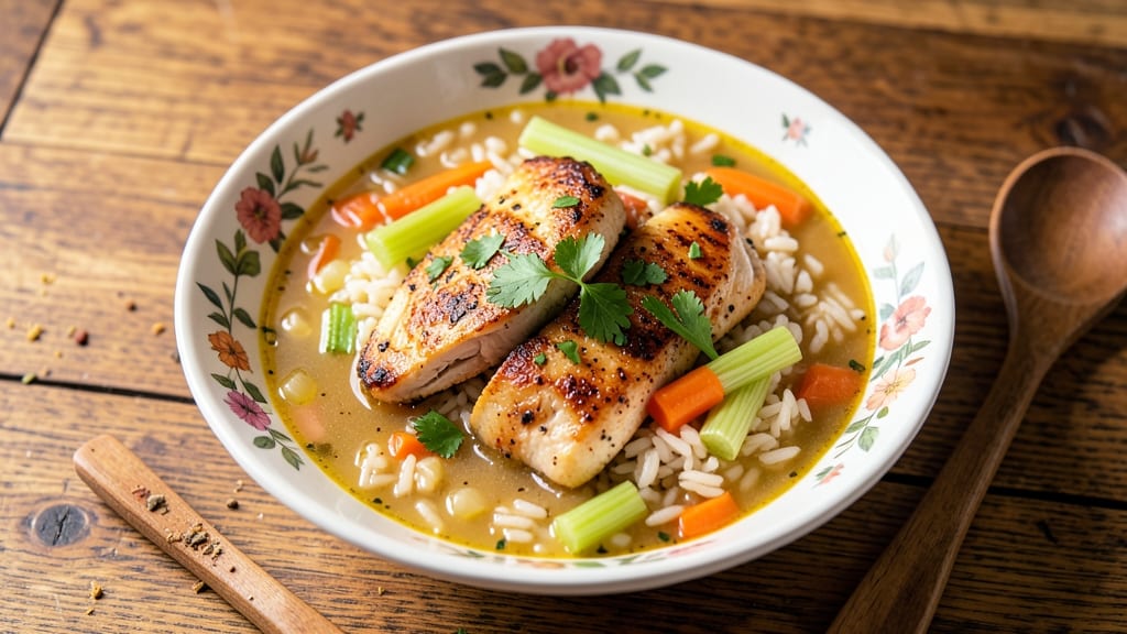 Best Chicken and Rice Soup Recipe From Scratch: Homemade Depth With Crispy Celery Crowns