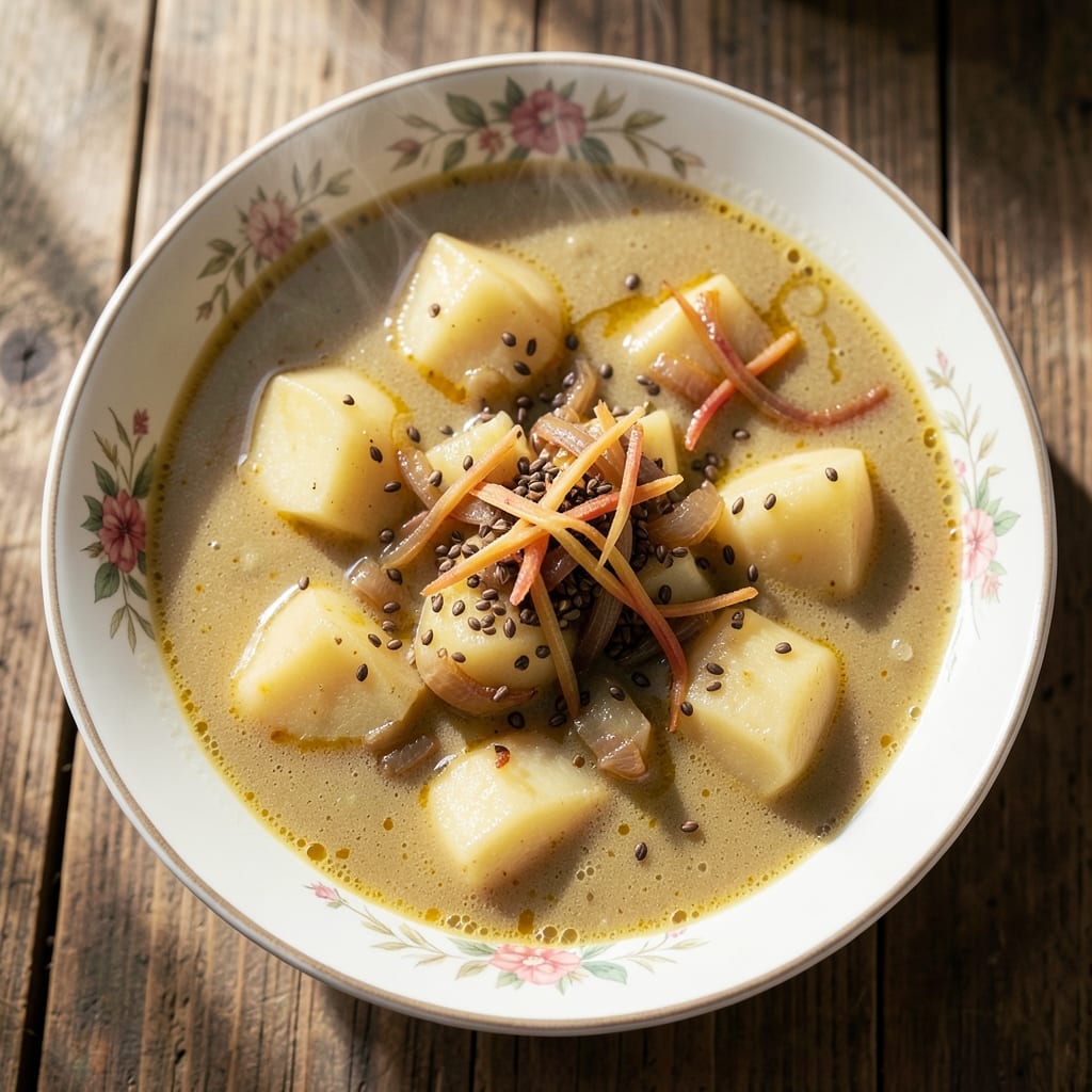 Aloo Soup Recipe: Golden Turmeric and Cumin Infused Comfort