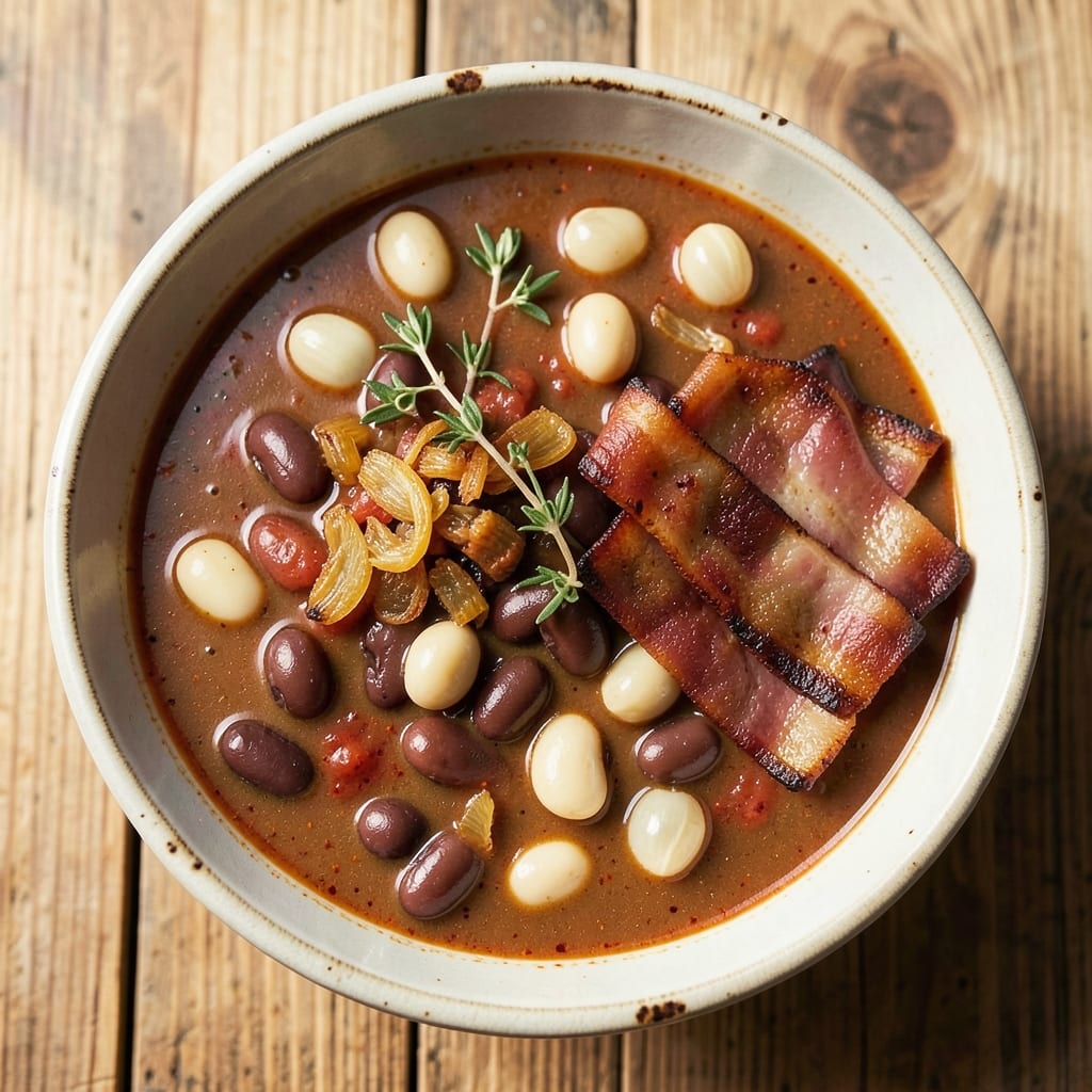 9 Bean Soup Slow Cooker Recipe: Smoky Ham-Infused Depth in One Batch