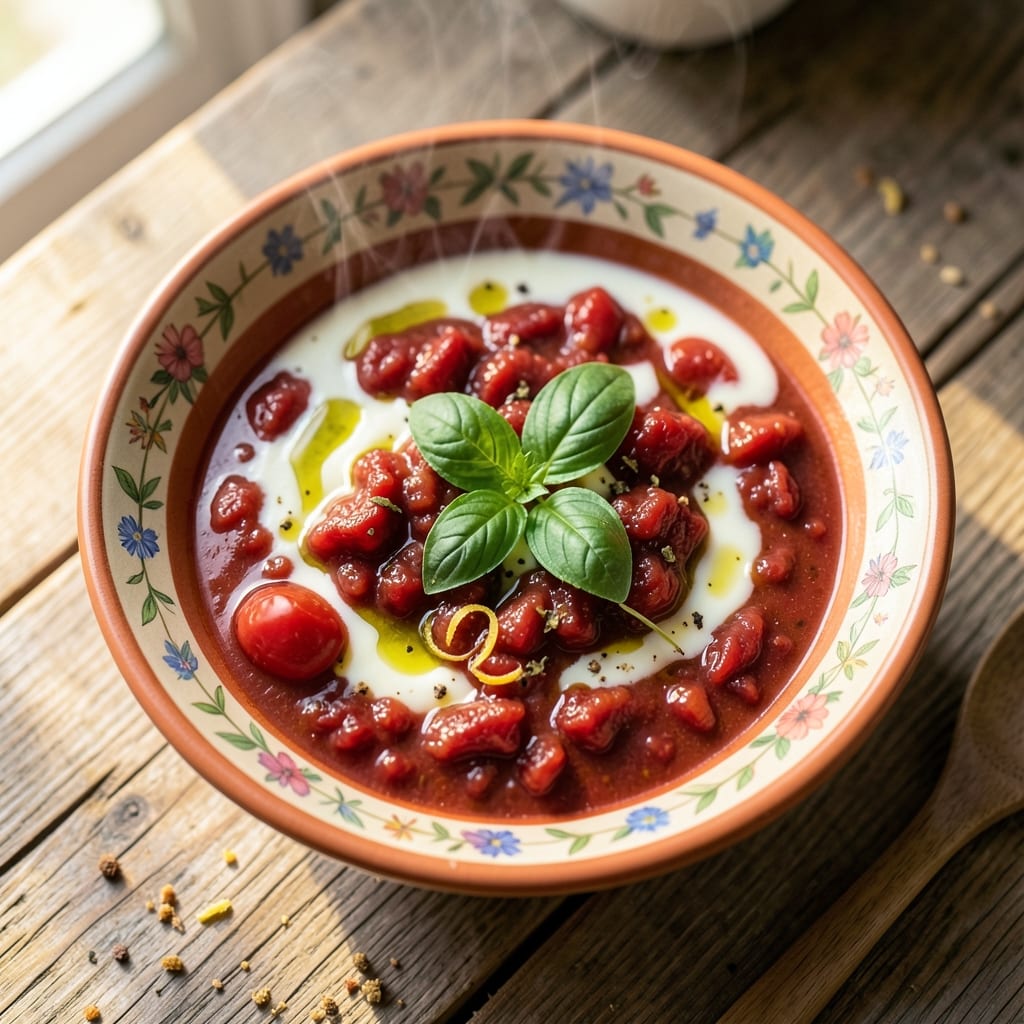 3-Ingredient Tomato Soup Recipe: Blender-Free Velvety Richness