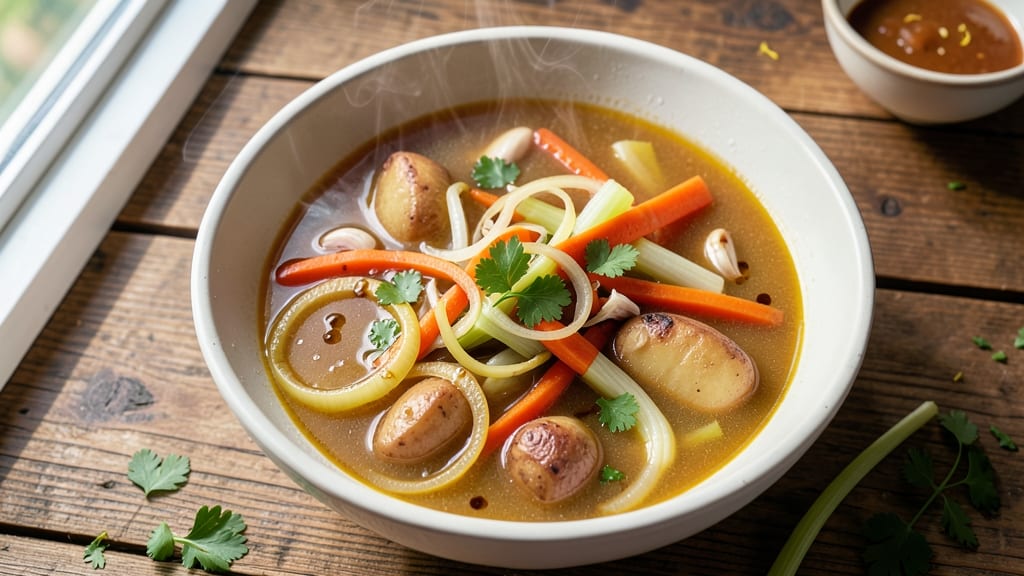 Bone Broth Veggie Soup Recipe: Nutrient-Packed Warmth in One Pot