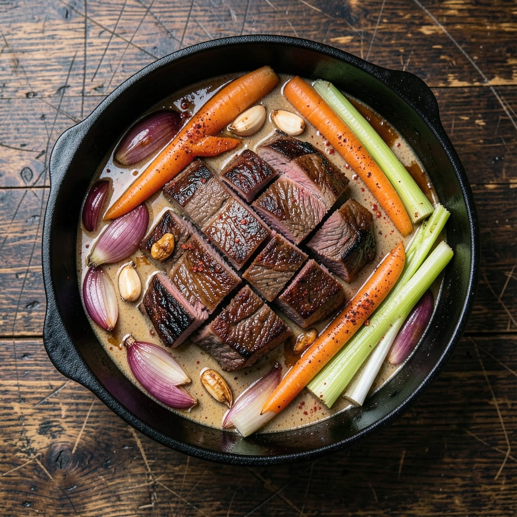 54th Street Outlaw Steak Soup Recipe: Smoked Paprika-Kissed Beef with Crispy Top