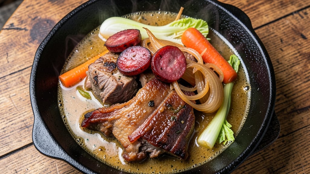 Boiled Dinner Soup Recipe: Savory Potatoes, Sausage, and Celery Crown Crunch