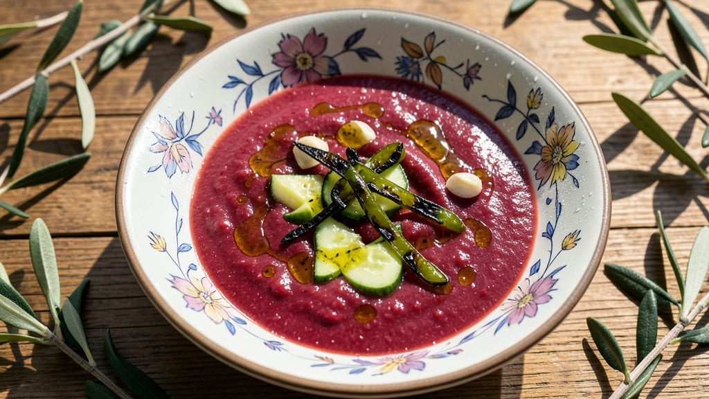Andalusian Gazpacho Soup Recipe: Chilled Tomato and Cucumber Refreshment