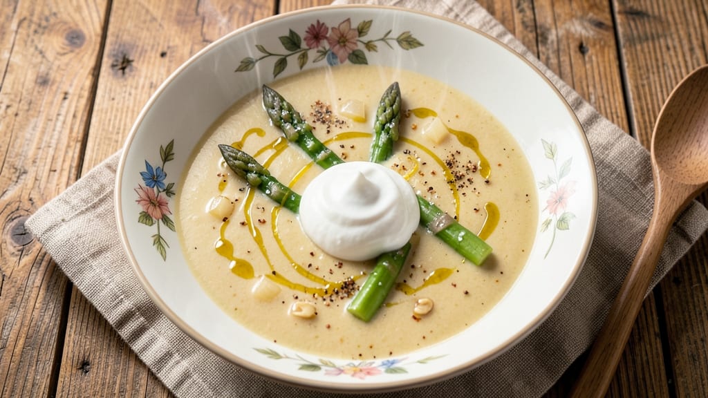 Asparagus Sour Cream Soup Recipe: Velvety Green Silk With Rich Tang