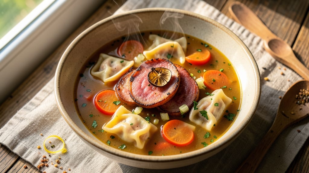 Autumn Tortellini With Sausage Soup Recipe: Crispy Sausage Bites and Pillowy Pasta
