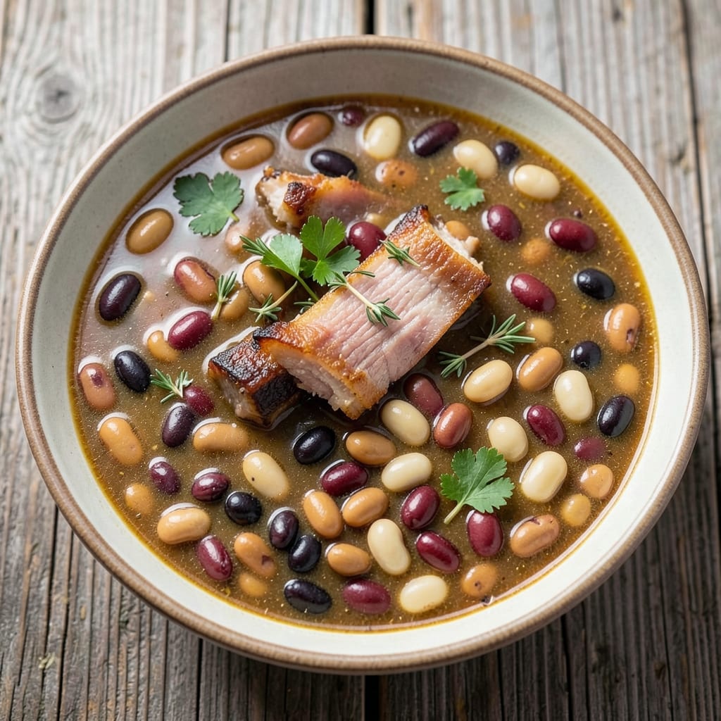 16 Bean Soup Recipe with Ham Hock Slow Cooker: Slow-Cooked Umami Depth in One Pot