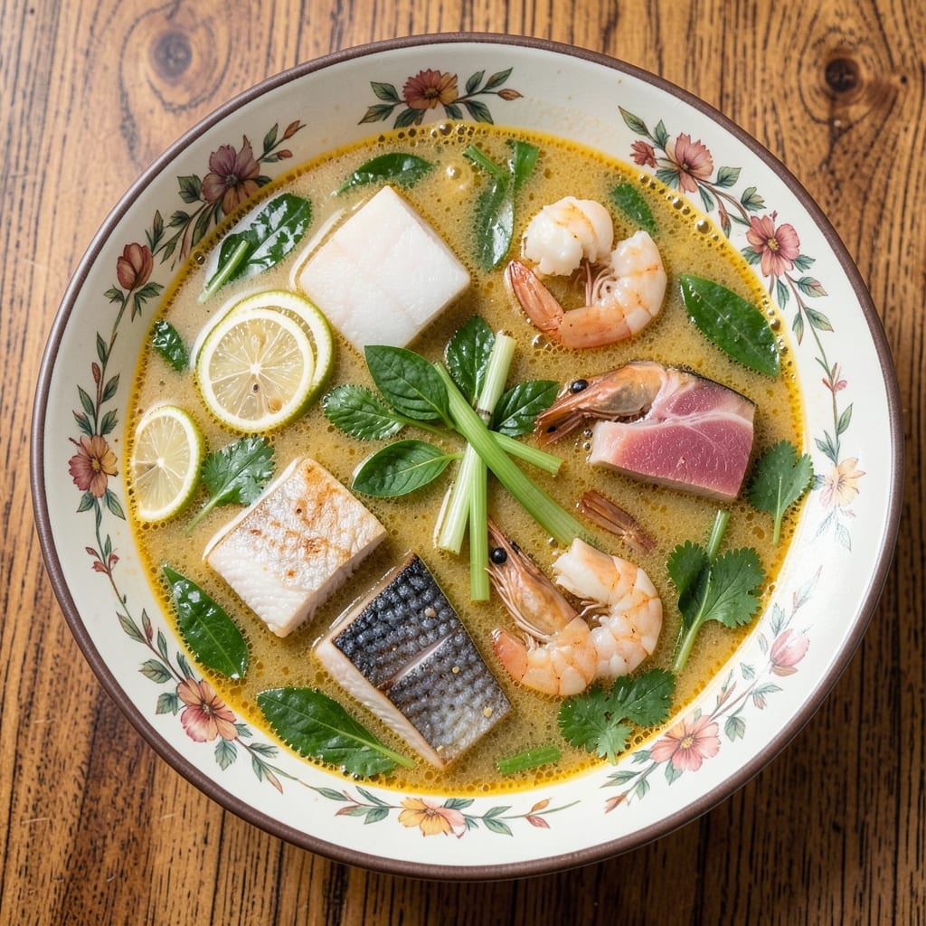 7 Fish Soup Recipe: Fragrant Lemongrass and Galangal Simmer