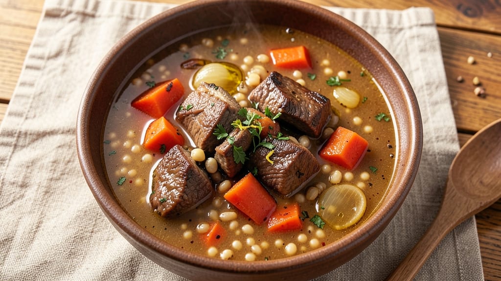 Beef Barley Soup Recipe Stovetop: Hearty One-Pot Meal in Under an Hour