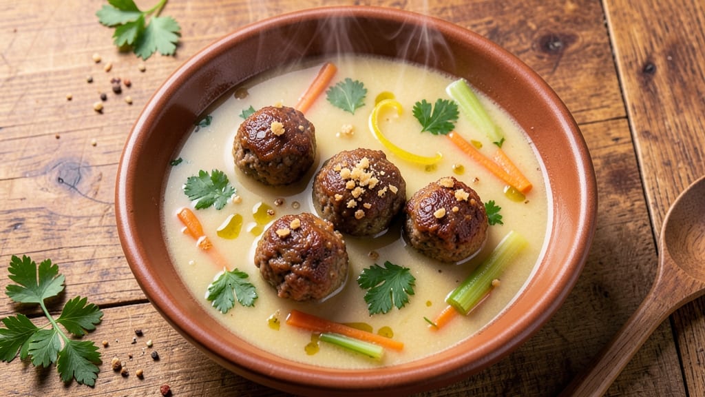Boulette Soup Recipe: French-Style Meatballs in Savory Tomato Broth