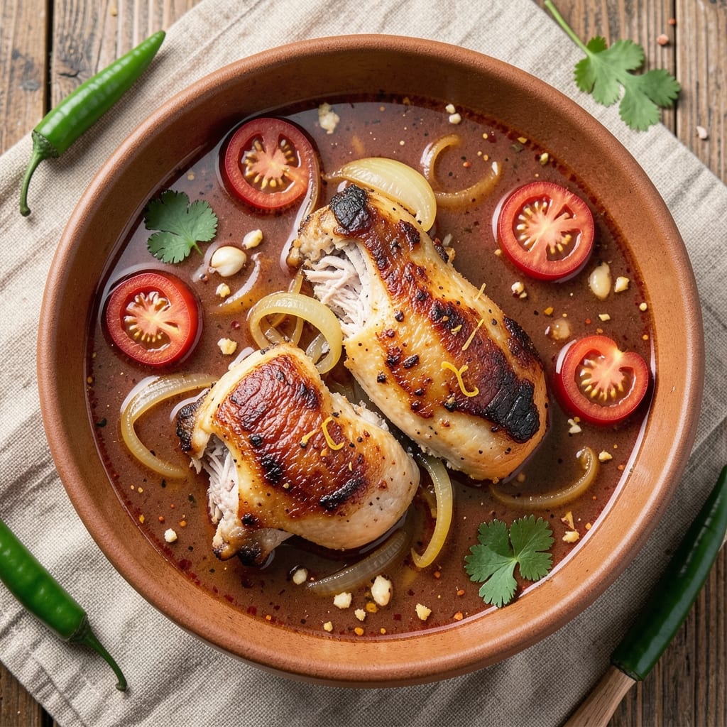 African Chicken Soup Recipe: Fragrant Tomato-Basil and Spiced Chicken Harmony