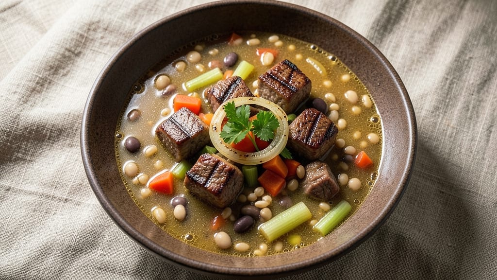 Beef Barley and Bean Soup Recipe: Hearty Winter Stew With Earthy Depth