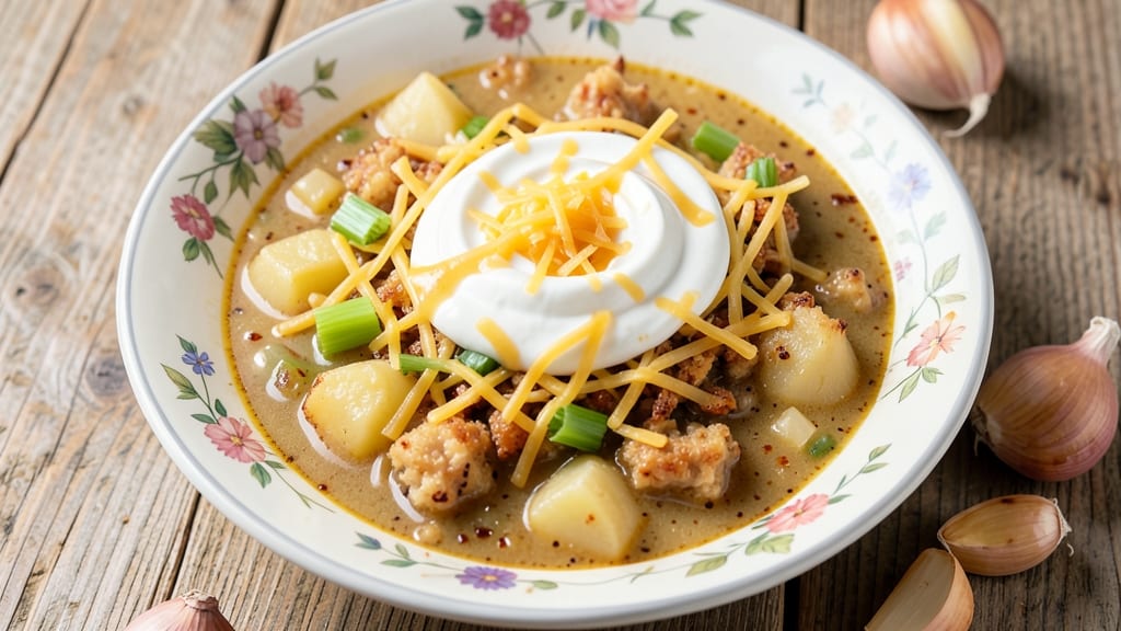 Baked Potato Soup Recipe Using Frozen Hash Browns: Crispy Crowns Over Creamy Clouds