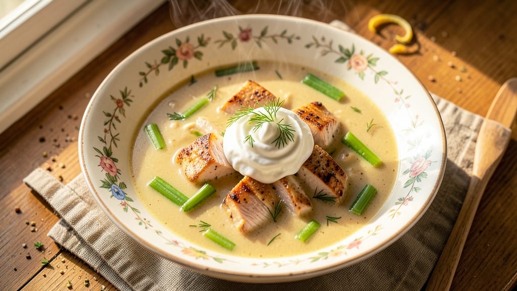 Atkins Diet Chicken Soup Recipe: Low-Carb Comfort With Crispy Herb Crowns