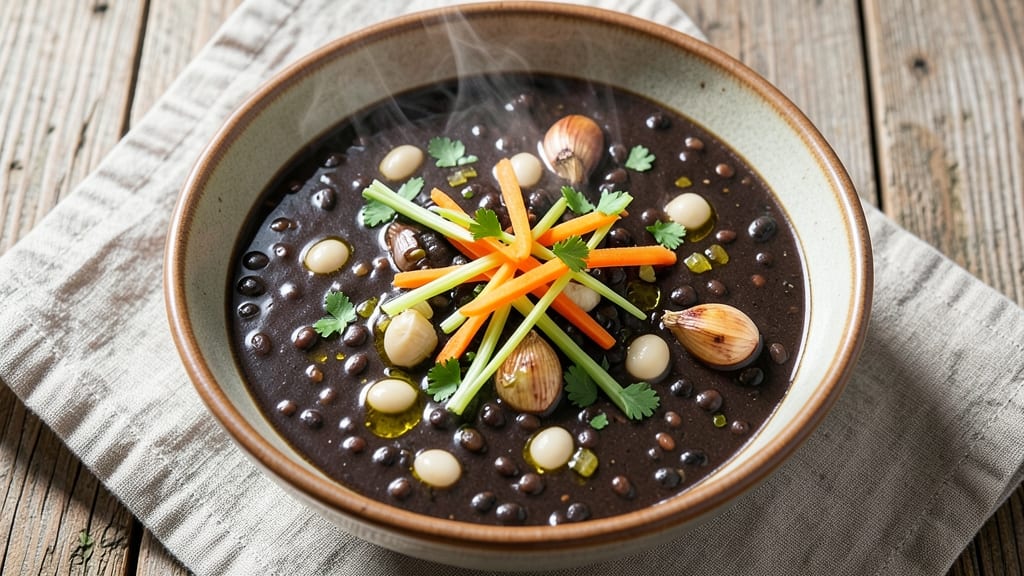 Black Lentil Soup Recipe Vegan: Earthy Umami Depth Without Meat