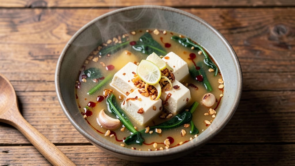 Basic Hot and Sour Soup Recipe: Tangy-Vinegar Zing with Silky Tofu Ribbons