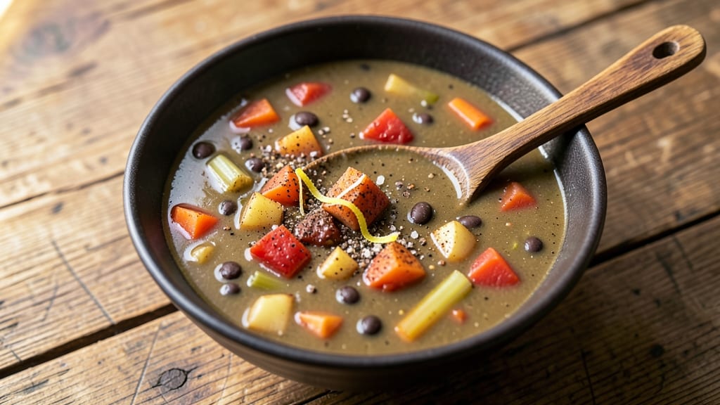 Black Eyed Pea Restaurant Black Eyed Pea Soup Recipe: Smoky Ham and Herb-Infused Depth