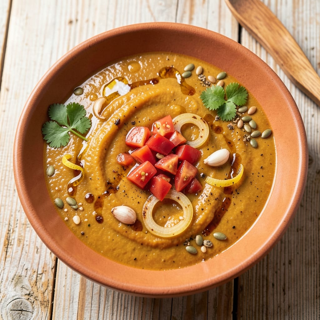 African Pumpkin Soup Recipe: Toasted Spice and Coconut Cream Fusion