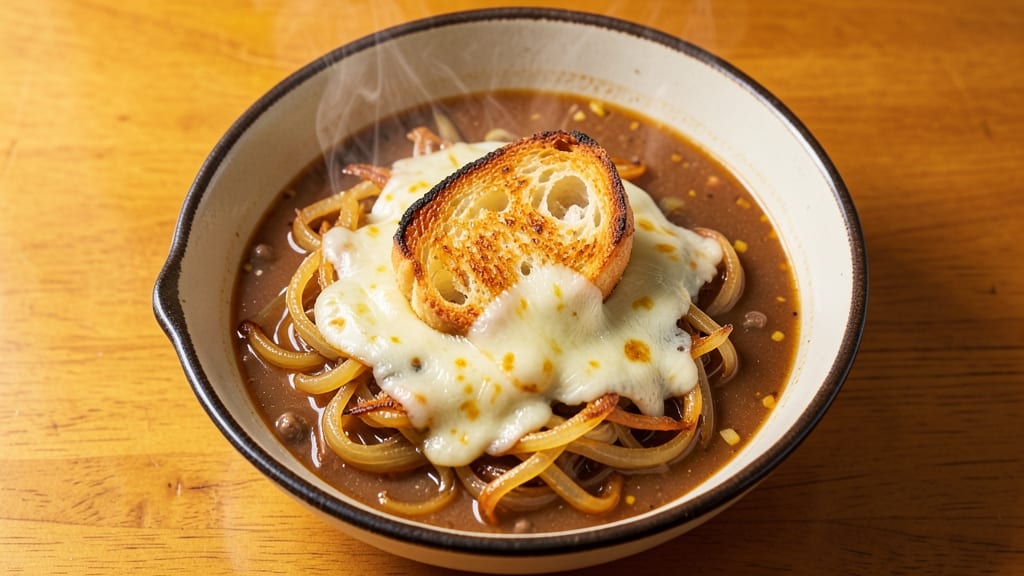 Bistro French Onion Soup Panera Recipe: Caramelized Onions and Gruyère Gold