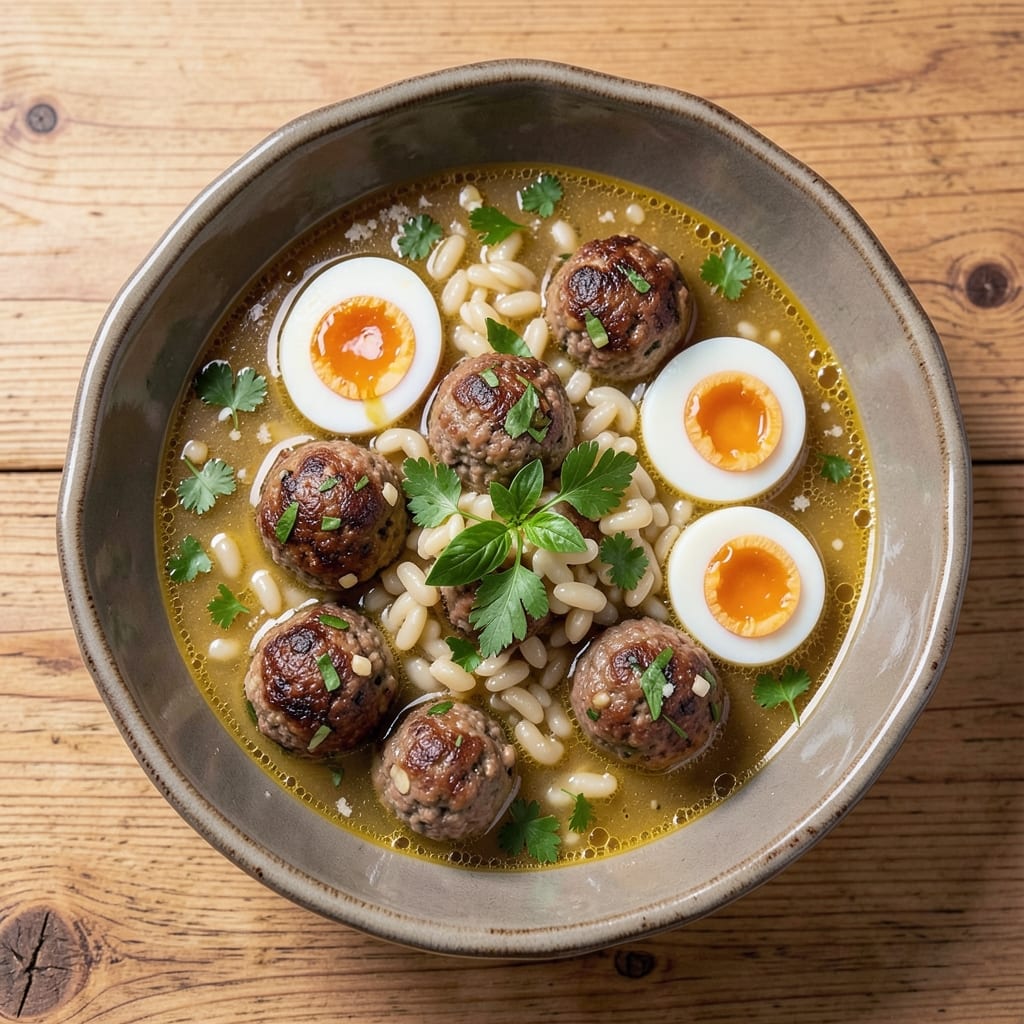 5-Star Italian Wedding Soup Recipe: Herbed Orzo and Meatball Magic
