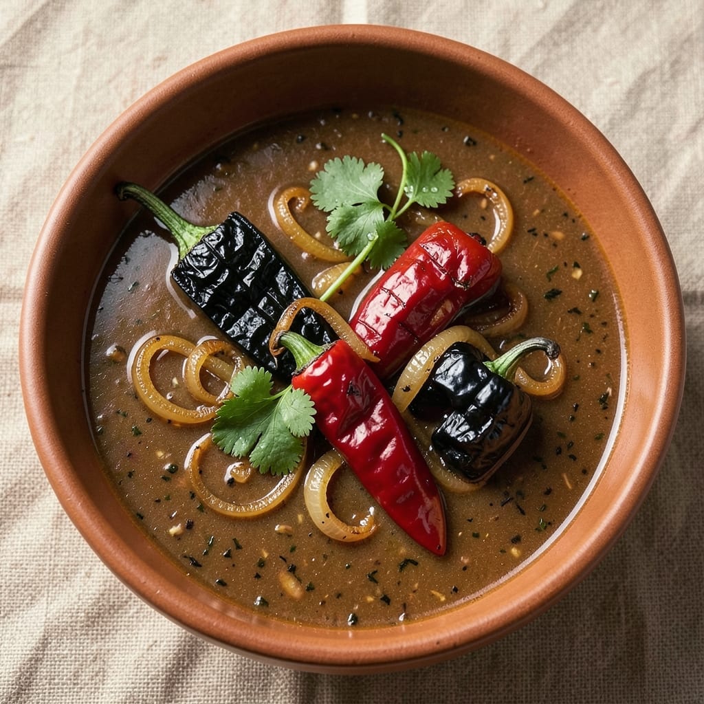 3 Pepper Soup Recipe: Smoky-Spiced Heat With Crispy Chorizo Topping