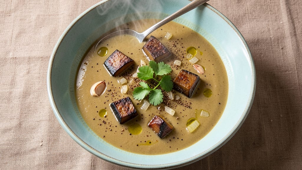 Aubergine Soup Recipe: Smoky Roasted Depth With Silky Texture