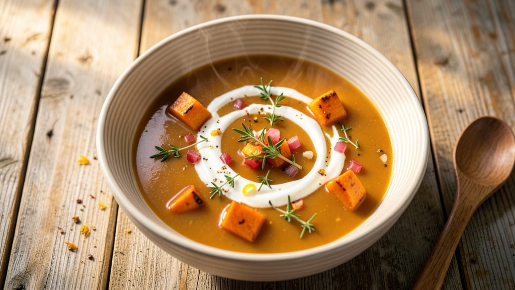 Autumn Squash Soup Recipe: McAlister's-Style Creamy Crunch Topping